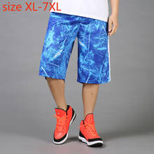 Pantalones cortos estampados para hombre, Shorts informales a la moda, con ventilación más grande, talla XL 2XL 3XL 4XL 5XL 6XL 7XL 2024 - compra barato