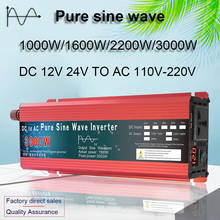 Pure Sine Wave Inverter 12V/24V To AC110V 220V 1000W 2000W 3000W Voltage Transformer Power Converter Solar Inverter LED Display 2024 - buy cheap