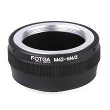 Anel adaptador para lente de câmera fotga, adaptador original para lente m42 para microfone 4/3 para câmeras olympus dslr 2024 - compre barato