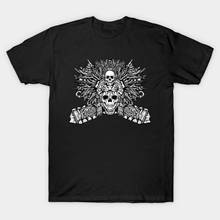 creative design Aztec Jaguar Skull Mask T-Shirt. Summer Cotton Short Sleeve O-Neck Mens T Shirt New S-3XL 2024 - buy cheap