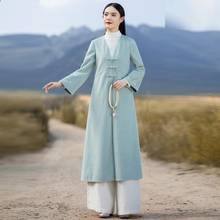 Vestido Cheongsam de estilo chino antiguo para mujer, traje Tang bordado, bata Vintage, TA2407, primavera 2021 2024 - compra barato