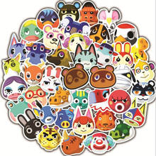 50PCS Animal Crossing Game Graffiti Stickers DIY Motorcycle Luggage Guitar Skateboard Cool Car Stickers Toy Gift for Kid 2024 - buy cheap