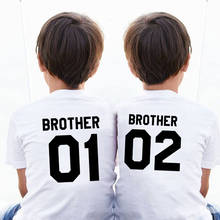 Camisetas de manga corta a juego para Brother, ropa divertida para el verano, envío directo 2024 - compra barato