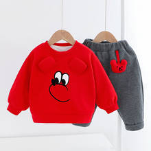 2021 Spring Kids Clothes Fashion Cute T-Shirt + Cotton Pants 1 2 3 4 Years Boys Girls Long-Sleeves Costume Children Tracksuit 2024 - buy cheap