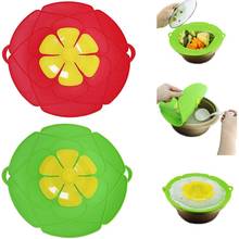 Silicone Lid Flower Shaped Cookware Utensil Spill Stopper Cover for Pot Pan Bowl Cup Kitchen Accessories Cooking Tools 2024 - buy cheap