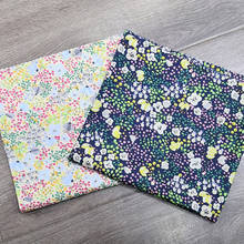 Lychee vida 50x142cm floral impresso tecido moda tecidos coloridos diy artesanal costura roupas suprimentos decorações 2024 - compre barato