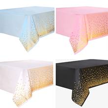 PEVA Disposable Waterproof Tablecloth Table Cover Wedding Birthday Party Festival Dining Table Decor Props 2024 - buy cheap