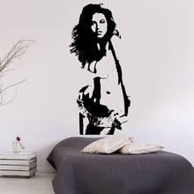 Sexy Girl Silhouette Beautiful Woman Wall Stickers Interior Home Decor Room Bedroom Decals Wall Art Decoration Wallpaper  A898 2024 - buy cheap