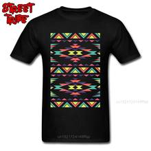 Aztec Nation Tees Mens T-shirt Geometric Print Coupons Men Tshirts O-Neck Cotton Fabric Comics Clothing Shirt Free Shipping 2024 - buy cheap