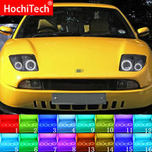 Faro LED multicolor para Fiat Coupe, accesorio con Halo de Ojos de Ángel, anillo de ojos DRL RF, Control remoto, novedad, RGB, 1993, 1994 - 2000 2024 - compra barato