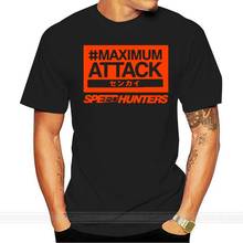 Модная мужская футболка Camiseta Speedhunters # Max Attack Graphic, Классическая футболка, модная мужская хлопковая брендовая футболка 2024 - купить недорого