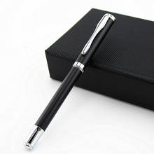 Luxo rollerball caneta canetas de metal caneta bola caneta de luxo presentes corporativos rolo caneta 0.5mm preto recarga 2024 - compre barato