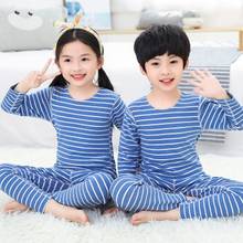 Conjuntos de Pijamas de algodón para bebé y niña, ropa de dormir de dibujos animados, de manga larga, para invierno, novedad 2024 - compra barato