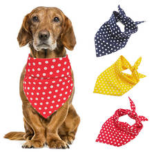 Babadores para cachorro e gato de estimação, bandana, gola ajustável, cachecol para animais de estimação, à prova d'água, toalha para saliva, para cães de pequeno, médio e grande porte 2024 - compre barato