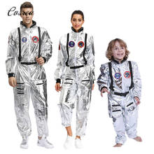 Childrens Party Game Astronaut Costume Role-playing Halloween Costume Astronaut Suit Carnival Cosplay Rocket SpaceSuit Jumpsuits 2024 - buy cheap