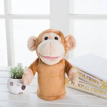 Marionetas de mano de mono de peluche Kawaii para niños, marionetas de juguete suave para niños, muñecos de imitación, regalo para niños, 28CM 2024 - compra barato