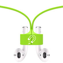 Correa magnética para auriculares Apple Airpods, cuerda antipérdida, Cable de silicona, 4 colores 2024 - compra barato
