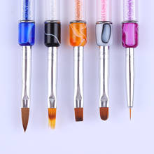 1 Pcs Nail Drawing Brush Painting Pen Gradient Liner UV Gel Painting Pen Rhinestone Handle idea nail Art DIY Design Tools 2024 - buy cheap