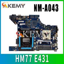 NM-A043 Laptop motherboard For Lenovo ThinkPad Edge E431 original mainboard GM 2024 - buy cheap