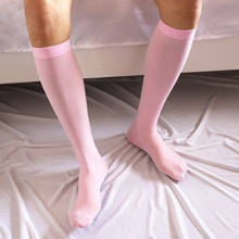 Men's Sexy Ultrathin Socks Stockings Soft Stretchy Breathable Knee High Invisible Seamless Tube Socks Men's Nylon 2024 - buy cheap