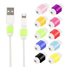 Colorful Cable Protector Data Line Cord Protector Protective Case Long Size Cable Winder Cover For IPhone USB Charging Cable 2024 - buy cheap