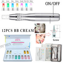BB Cream Glow Machine Wireless 7 Color Led Microneedle Pen BB Ampoule Implant Beauty Device for Brightening Acne Whitening Skin 2024 - buy cheap