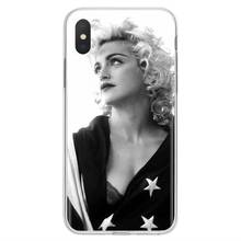 Для samsung Galaxy J1 J2 J3 J4 J5 J6 J7 J8 Plus 2018 Prime 2015 2016 2017 Мягкий ТПУ чехол для телефона Rebel Heart USA Sexy Lady Madonna 2024 - купить недорого
