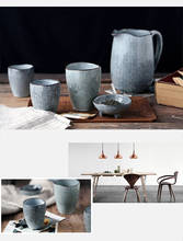 Taza de agua de cerámica de estilo japonés, taza de café, vajilla, taza de té Vintage de Granny, taza de Camelia de mano 2024 - compra barato