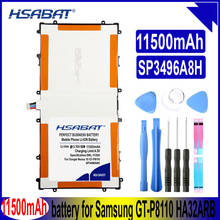 HSABAT SP3496A8H 11500 мАч аккумулятор для samsung Google Nexus 10 GT-P8110 HA32ARB подлинные батареи для планшетов 2024 - купить недорого