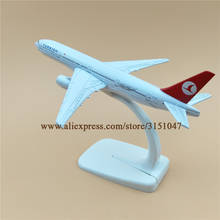 16cm Air Turkish B777 Airlines Boeing 777 Plane Model Alloy Metal Diecast Model Airplane Aircraft Airways Kids Gift 2024 - buy cheap