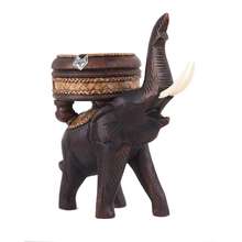 NEWYEARNEW креативная деревянная ретротайская пепельница слон домашний интерьер украшения для офиса необходимый подарок на день рождения бизнес 2024 - купить недорого