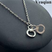 1pcs/set Partners in Crime Handcuffs Pendant,Silver BFF Friendship Necklace,Best Bitches Elastic Can be Opened Handcuff Necklace 2024 - buy cheap