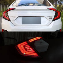 Luces LED traseras para coche, lámpara de giro + marcha atrás + luz de freno para Honda Civic, 10 ° Sedán, 2016, 2017, 2018, 2019 2024 - compra barato