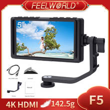 Monitor lcd com câmera de campo hdmi 4k, 5 drive, ips, dslr, fhd 1920x1080, para zhiyun, capinação, estabilizador, câmera, filmagem, gravação de vídeo 2024 - compre barato