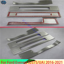 Protectores de umbral de puerta de acero inoxidable, para Ford Everest 2016, 2017, 2018 2024 - compra barato