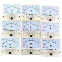 Analog Current Meter Panel 85C1 DC 1A 2A 3A 5A 10A 20A 30A AMP Gauge Current Mechanical Ammeters 2024 - buy cheap