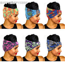 Fashion Printed Hair Accessories UNISEX Women Men African Stretch Headband Headwrap HeadScarf Turban Cap Hat 2024 - купить недорого