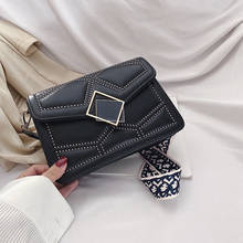 PU Leather Rivets Shoulder Bags for Women 2020 Crossbody Simple Bag Female Travel Handbags Chain Cross Body Bag Sac A Main Femme 2024 - buy cheap