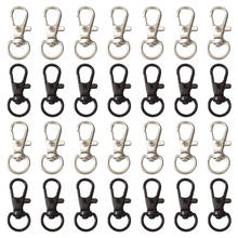 Застежка-карабин для ожерелья, браслета, брелка, цепочки, 60 шт. 2024 - купить недорого