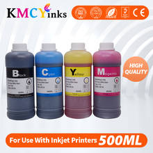 Kmcyink-kit de recarga de tinta para impressora, tinta de 4 garrafas, 100ml, compatível com hp 122 xl, deskjet 1000, 1050, 1050a, 1510, 2000, 2050 2024 - compre barato