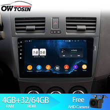 Owtosin-Radio Multimedia con GPS para coche, reproductor de vídeo con Android 9,0, 4GB de RAM, para MAZDA 3, 2009, 2010, 2011, 2012, 2013 2024 - compra barato