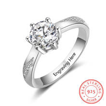 Personalized Engagement Rings 925 Sterling Silver Cubic Zirconia Rings for Women Exquisite Wedding Women Jewelry (RI103758) 2024 - buy cheap