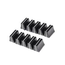 10pcs Black Slide Potentiometer Mixer Fader Knob 19mmLx12mmW For 4mm Shaft WF Switch Cap 2024 - buy cheap