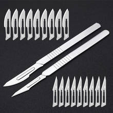 10pcs 11# 23# Carbon Stainless Steel Knife Surgical Scalpel Blades Handle Scalpel DIY Cutting Tool Animal Sculpture Carving 2024 - buy cheap