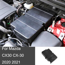 Защитная крышка для автомобильного аккумулятора, защитная крышка для аккумулятора двигателя для Mazda CX30 CX-30 2020 2021, автомобильные аксессуары 2024 - купить недорого
