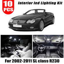 Bombilla LED para maletero de Mercedes Benz, Kit de luces para Interior de los pies, clase SL, R230, SL350, SL600, SL55, AMG, 2002-2011 2024 - compra barato