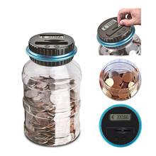 Electronic Digital LCD Display Counting Coin Bank Money Saving Box Jar Counter Bank Box Best Storage Box For EURO Dropshipping 2024 - buy cheap