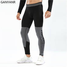 GANYANR Compression Pants Running Tights Men Leggings Gym Sportswear Fitness Sport Basketball Sexy Yoga Jogging Workout Exercise 2024 - купить недорого