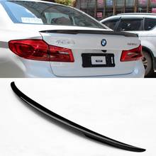 MONTFORD Auto Carbon Fiber M5 Rear Spoiler Tail Trunk Boot Wing Cover For BMW 5 Series G30 Spoiler 2017 Years Car Accessories 2024 - buy cheap