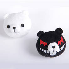 1pair Anime Danganronpa Junko Enoshima Monokuma  Hairpin Halloween Cosplay Accessories Hairwear Prop Hair Clip for Girl Women 2024 - buy cheap